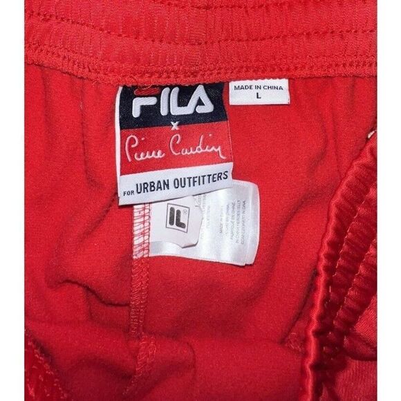 Fila x Pierre Cardin Urban Outfitters Red Track Pants in Size Large,unisex - Picture 8 of 14